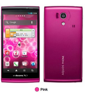 AQUOS Phone xi Pink Mockup | ECTaste